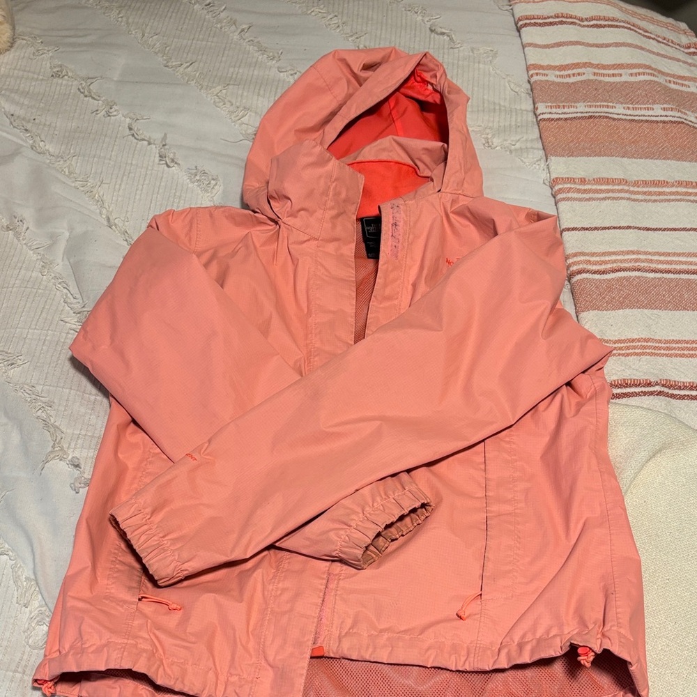 The North Face Pink Rain Jacket/Windbreaker